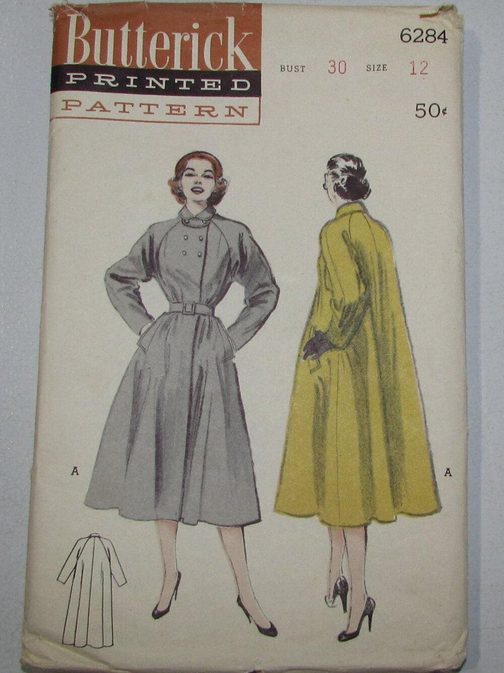Vintage Butterick Coat Pattern